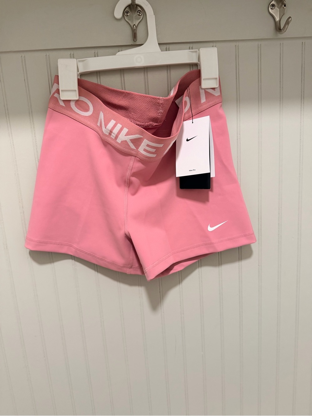 Nike Pink Performance Compression Shorts - Picture 2 of 3
